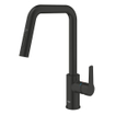 Grohe Start QuickFix Robinet de cuisine - avec douchette extractible - Dual Spray - projection 22.1cm - Noir mat SW1028176