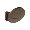 Uniforma Douche de pluie - 2 positions - cascade - avec élément encastré - 32cm - douchette à main - support - bronze brun SW1578142