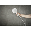 Hansgrohe Croma Select E douchette à main Vario EcoSmart 1/2 xØ11cm avec pluie turbo pluie et pluie intense blanc/chrome 0605330