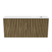 Mondiaz JOYA 90cm toiletmeubel - kleur Dusk - Wastafel FAYE positie Rechts 1 kraangat kleur Talc. SW1421669