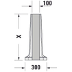 Duravit 1930 - Zuil, 30x28 cm, wit 0293385