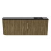 Mondiaz JOYA 111.6cm toiletmeubel - ronding links kleur Dusk - Wastafel FAYE positie Rechts Zonder kraangat kleur Urban. SW1421702