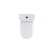 Sanindusa Winner toiletset - 36.6x64.6x87.7cm - staand - verhoogd 6cm - spoelrandloos - duoblok reservoir - softclose - keramiek - glans wit SW1030605