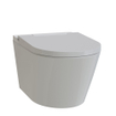 QeramiQ Luma WC-douche - Sans rebord - sèche-cheveux - douchette intime - Blanc brillant SW1247816
