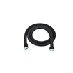 Fortifura Nebbio Ensemble de douche pluie - robinet encastré - élément encastré - barre de douche - flexible de douche en métal - douchette bâton - bras de plafond 20cm - douche de tête 30cm - noir mat SW1447112