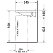 Duravit Starck 3 lavabo 60x54,5cm sans/troût de robinet blanc SW117177