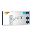 GROHE Start Keukenkraan - draaibare/uittrekbare uitloop - chroom OUTLETSTORE STORE43317