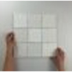 Terravito MalenoWhite brillant forme à la main 13x13 SW1026232