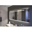 Looox Ml line Miroir avec éclairage LED en haut, en bas et intégré 180x70cm Aluminium GA86469