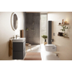 Hansgrohe Xarita Lite S Spiegel - 70cm - rond - led verlichting - sensor - mat wit SW1165146