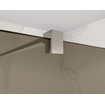 FugaFlow Eccelente Vetro inloopdouche - 180x200cm - rookglas - wandarm - chroom SW1468281