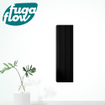 FugaFlow Eccelente Arredo Armoire colonne - 120x34.5x34.5cm - 1 porte - MDF - Noir mat SW1123297