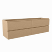 Mondiaz Hay Meuble sous vasque - 160x45x50cm - 4 tiroirs - softclose - 1 découpe droite - Oro SW1016123