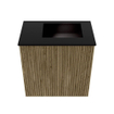 Mondiaz JOYA 40cm meuble de toilette - couleur Dusk - Vasque FAYE position Droite 1 trou de robinet couleur Urban SW1421635