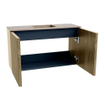 Mondiaz JOYA-DLUX 70cm toiletmeubel - kleur Dusk - Wastafel FAYE positie Midden 1 kraangat kleur Arena. SW1425737