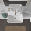 Duravit ME by Starck lavabo 55x44cm avec 1 trou de robinet avec trop-plein blanc SW84146