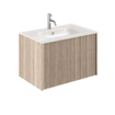 Crosswater Limit Meuble sous-lavabo - 70x45x46.5cm - Chêne moderne/Anthracite SW857409