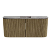 Mondiaz JOYA-DLUX Meuble de toilette 93,2 cm - arrondis gauche et droite couleur Dusk - Vasque FAYE position Milieu Sans trou de robinet couleur Sombra SW1426182