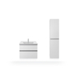 Duravit D-Neo lavabo 80x48x16.5cm 1 trou de robinet rectangulaire Céramique Blanc SW640432