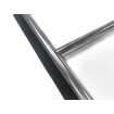 Saniclass Dual Glaswisser - inclusief haak - geborsteld RVS SW720522
