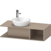 Duravit D-neo Meuble sous vasque 100x48x26cm sans tiroirs Lin mat SW641178