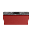 MONDIAZ TURE-DLUX Meuble toilette - 100cm - Fire - EDEN - vasque Lava - position centrale - 1 trou de robinet SW1103838