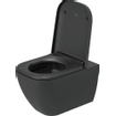 Duravit happyd 2 WC suspendu flush rimless avec fixation cachée 36.5x54cm m. wc mat anthracite SW358139