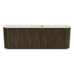 Mondiaz JOYA-DLUX 123.2cm toiletmeubel - ronding links en rechts kleur Shadow - Wastafel FAYE positie Midden Zonder kraangat kleur Nata. SW1425013