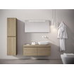 Looox Wood collection Boîte de tiroir en bois armoire avec 2 tiroirs 120x45x46cm avec softclose chêne gris ancien SW108691