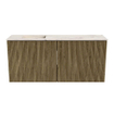 Mondiaz JOYA-DLUX 90cm meuble de toilette - couleur Dusk - Vasque FAYE position Gauche Sans trou de robinet couleur Nata. SW1425906