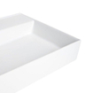 Saniclass Legend Meuble Lavabo - 121x47x13cm - avec trop-plein - 1 vasque - 0 trous de robinet - céramique - blanc brillant SW915369