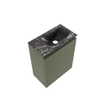 MONDIAZ TURE-DLUX Meuble toilette - 40cm - Army - EDEN - vasque Lava - position droite - sans trou de robinet SW1103647