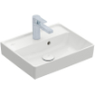Villeroy & Boch Collaro lave-mains 45x37cm - sans trop-plein 1 trou de robinet ceramic+ blanc SW358369