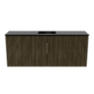 Mondiaz JOYA 100cm meuble de salle de bains - couleur Shadow - Vasque FAYE position Milieu Sans trou de robinet couleur Urban SW1421495