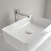 Villeroy & Boch Collaro Lavabo à poser rectangulaire 56x36cm sans trop-plein ni trou de robinet Ceramic+ Blanc SW358360