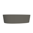 Arcqua Rocker vasque - posé - organique droite - 50x37cm - gris quartz mat SW1209123