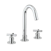 Crosswater MPRO Crosshead Wastafelkraan - 3gats - kruisgreep - chroom SW648395