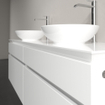 Villeroy & Boch Legato meuble sous-lavabo - 160x55cm - 4 tiroirs Blanc brillant SW479599