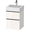 Duravit D-neo Meuble sous vasque 48.4x44.2x62.5cm 2 tiroirs Blanc haute brillance SW641412