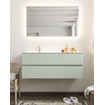 Mondiaz VICA ensemble de meuble de salle de bain - 120cm - meuble sous-vasque gris - 2 tiroirs - lavabo nuage gauche - 1 trou de robinet - version XL 60cm haut SW1090874