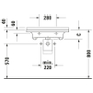 Duravit Starck 3 lavabo 60x54,5cm sans/troût de robinet blanc SW117177