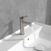 Villeroy & Boch Dawn Mitigeur de lavabo monotrou - Matt Brushed Nickel (inox) SW974108