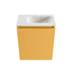 MONDIAZ TURE-DLUX Meuble toilette - 40cm - Ocher - EDEN - vasque Ostra - position droite - sans trou de robinet SW1104928