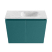 MONDIAZ TURE-DLUX Meuble de toilettes 60cm Smag. EDEN lavabo Opalo position droite. Avec 1 trou de robinet. SW1104538
