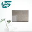 FugaFlow Eccelente Arredo spiegel badkamer spiegelkast - 100x70cm - zwartbruin SW1123687