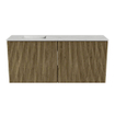 Mondiaz JOYA-DLUX 90cm meuble de salle de bains - couleur Dusk - Vasque FAYE position Gauche Sans trou de robinet couleur Opalo. SW1423316