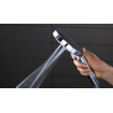 Hansgrohe Raindance Select E300 Colonne de douche avec Showertablet 300 robinet mural thermostatique avec douchette à main 3 jets et douche de tête 3 jets chrome 0452232