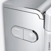 Geberit AquaClean Mera Classic WC-douche - extraction des odeurs - séchage à l'air chaud - douchette féminine - softclose - cache brillant/chrome - blanc brillant SW87550