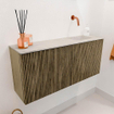 Mondiaz JOYA-DLUX 90cm toiletmeubel - kleur Dusk - Wastafel FAYE positie Rechts Zonder kraangat kleur Ostra. SW1423394