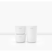 Brabantia ReNew bocaux de rangement - set de 3 - blanc SW454758